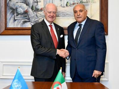  مع المبعوث الشخصي للأمين العام للأمم المتحدة للصحراء الغربية​​​​​​​