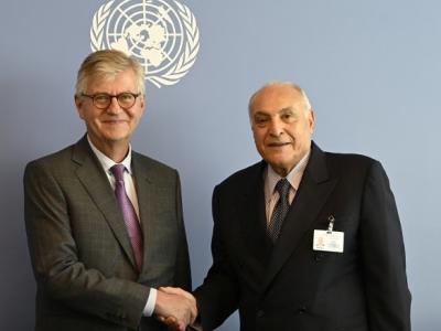السيد عطاف يجري بنيويورك محادثات ثنائية مع وكيل الأمين العام للأمم المتحدة  المكلف بعمليات السلام