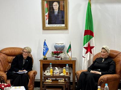 السيدة مولوجي تستقبل ممثلة صندوق الأمم المتحدة للطفولة بالجزائر