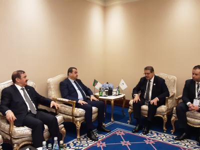 عرقاب يتحادث بالدوحة مع الأمين العام لمنتدى الدول المصدرة للغاز حول  تطورات سوق الغاز العالمية