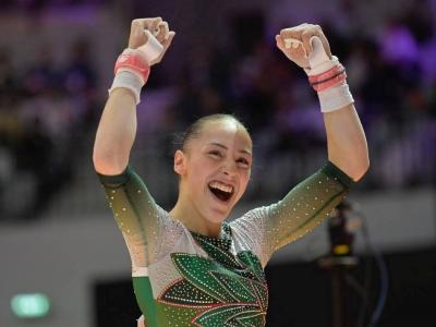 Médaille d'or pour Kaylia Nemour aux barres asymétriques