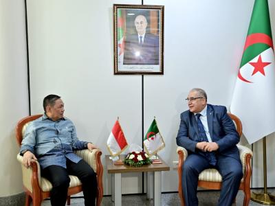 مقرمان يستقبل نائب وزير خارجية جمهورية إندونيسيا