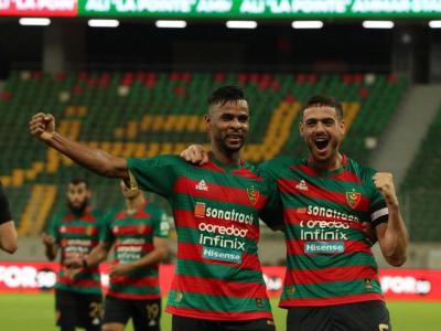 Joie des joueurs du MCA