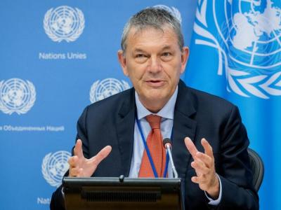 المفوض العام لوكالة الأمم المتحدة لإغاثة وتشغيل اللاجئين الفلسطينيين (الأونروا) فيليب لازاريني، 