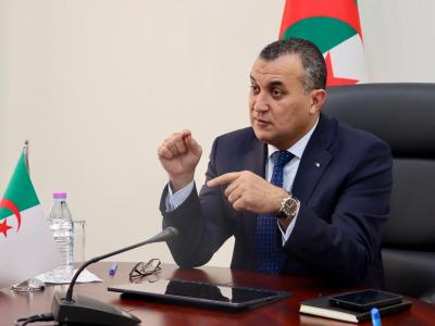 وزير البريد والمواصلات السلكية واللاسلكية سيد علي زروقي