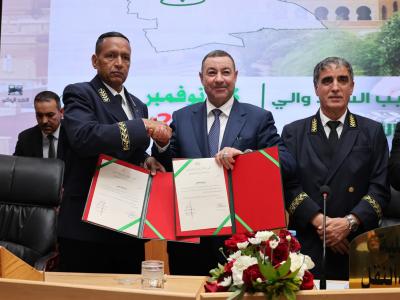  سعيود يشرف على تنصيب الوالي الجديد  للأغواط 