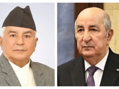 رئيس الجمهورية يتلقى رسالة تهنئة من رئيس نيبال