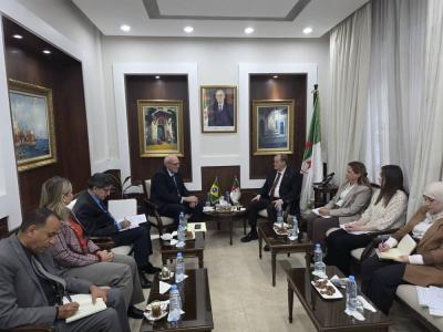 رزيق يؤكد على أهمية تفعيل مجلس الأعمال الجزائري–البرازيلي
