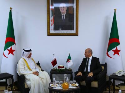 سايحي يستقبل سفير دولة قطر