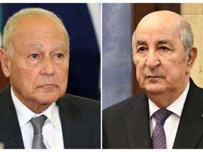 رئيس الجمهورية يتلقى تهاني الأمين العام لجامعة الدول العربية