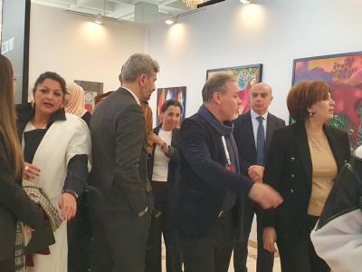 افتتاح الطبعة التاسعة للمهرجان الثقافي الدولي  للفن التشكيلي المعاصر