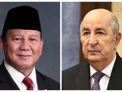 رئيس الجمهورية يتلقى تهاني نظيره الإندونيسي