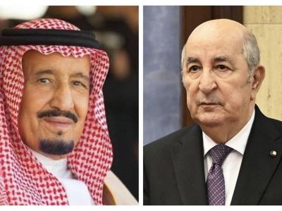 خادم الحرمين الشريفين يهنئ رئيس الجمهورية بذكرى ثورة نوفمبر