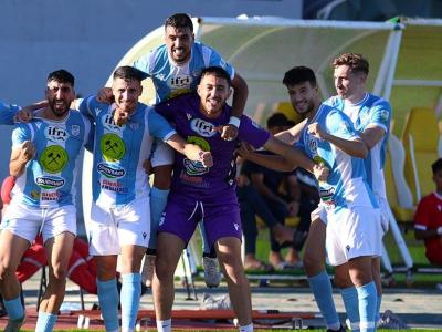 Joie des joueur de l'O Akbou