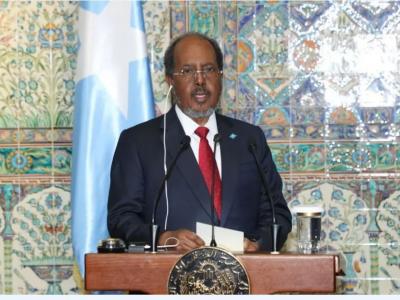 الرئيس الصومالي يقوم بزيارة وحدة إنتاج الأدوية التابعة لمجمع صيدال بالجزائر  العاصمة 