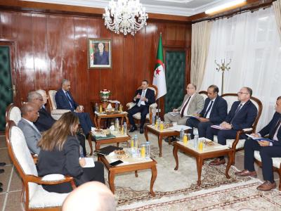 سعيود يستقبل رئيس مجموعة البنك الإفريقي