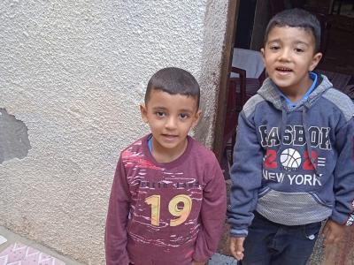 فلسطين المحتلة ارتقاء طفلين في خان يونس 