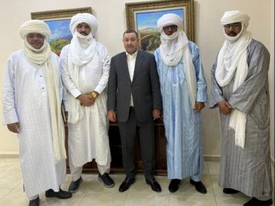 سعيود يستقبل عددا من النواب وأعضاء مجلس الأمة