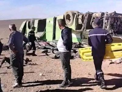 انقلاب حافلة ببني عباس