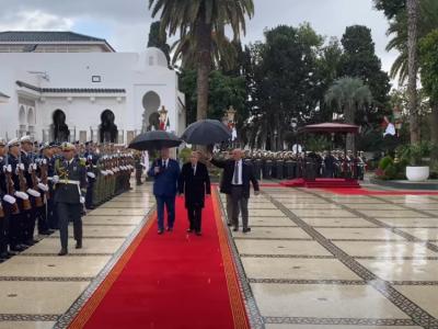 رئيس الجمهورية يستقبل نظيره البيلاروسي