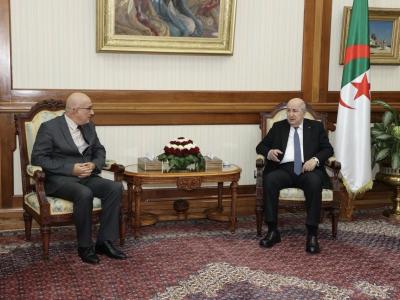 رئيس الجمهورية يستقبل الأمين العام للمحافظة السامية للأمازيغية