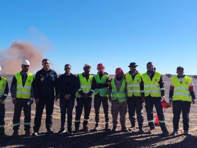 غارا جبيلات: تنفيذ عملية رمي بالمتفجرات لاستخراج خام الحديد 