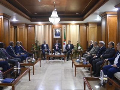 عرقاب وعجال يستقبلان وزير الطاقة والنفط الموريتاني