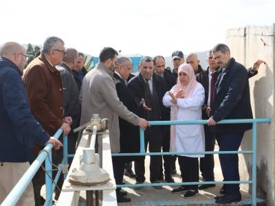 الأمين العام لوزارة الداخلية يقف بالشلف على معالجة انشغال التزود بالمياه  الصالحة للشرب