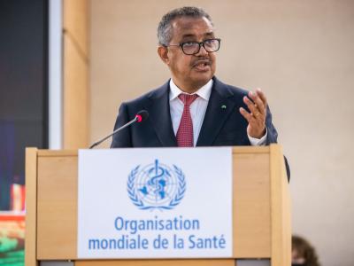 لمدير العام لمنظمة الصحة العالمية، الدكتور تيدروس أدها نوم غيبرييسوس