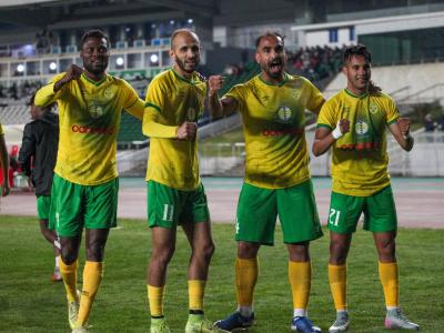 Joie des joueurs de la JSS