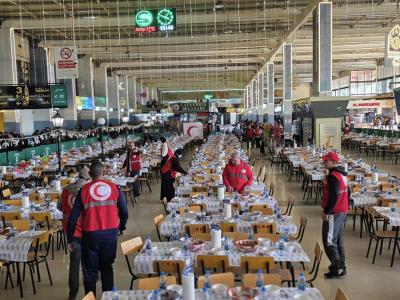 إفطار الصائمين بمحطة الخروبة بالعاصمة