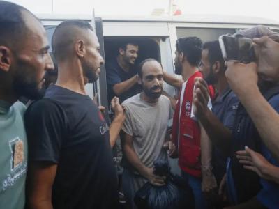 غزة: اطلاق سراح 5 معتقلين فلسطينيين  