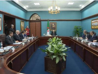 رئيس الجمهورية يترأس اجتماع عمل حول قطاع المناجم والحديد