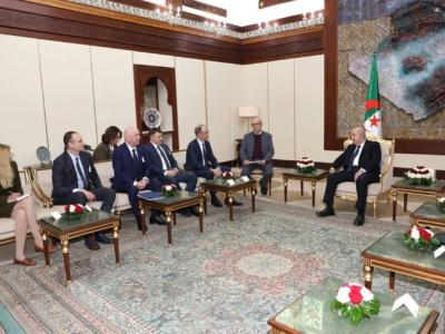 رئيس الجمهورية يستقبل رئيس وزراء جمهورية صربيا