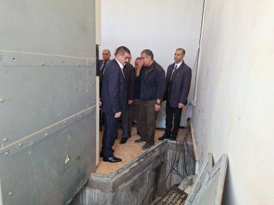  دربال يقف بتلمسان عند أشغال إصلاح عطب تقني بمحطة لضخ المياه 