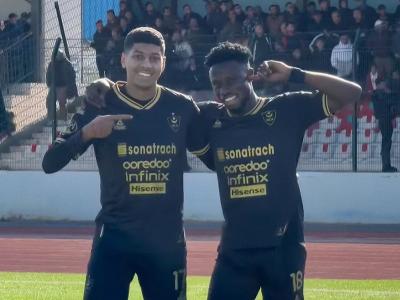 Joie des joueurs du MCA