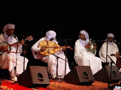 Concert à Alger de la troupe "El Ferda" 