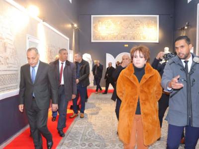  السيدة بن دودة تشرف على إعادة فتح متحف الموقع الأثري هيبون وتزور كنيسة  القديس أوغسطين بعنابة