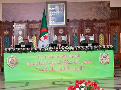 الفريق أول السعيد شنقريحة يترأس أشغال الدورة الـ 19 للمجلس التوجيهي للمدرسة  العليا الحربية  