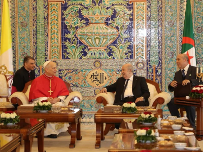 رئيس الجمهورية يجري محادثات مع البابا ليون 
