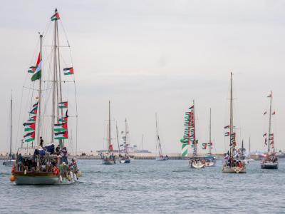 Des bateaux d'une nouvelle flottille pour Ghaza interceptés par les forces sionistes   