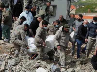 Sept personnes tombent en martyrs  au Liban dans une frappe sioniste