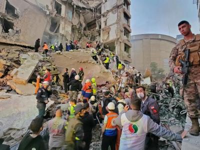 182 martyrs et plus de 890 blessés mercredi dans de nouvelles frappes sionistes au Liban