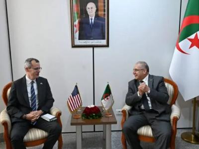 مقرمان يستقبل القائم بالأعمال بالنيابة لسفارة الولايات المتحدة  الأمريكية بالجزائر