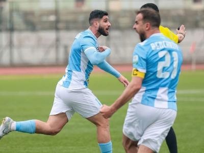 Joie des joueurs de l'OA