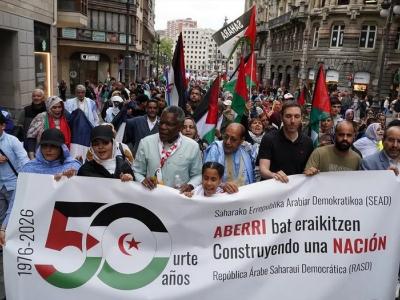 الجالية الصحراوية ببلاد الباسك تحيي الذكرى ال50 لإعلان تأسيس الجمهورية الصحراوية