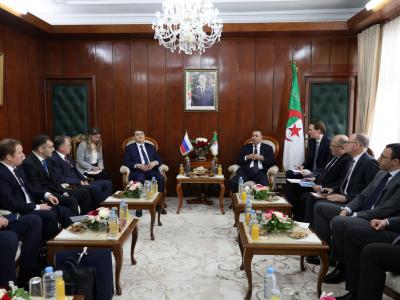 سعيود يستقبل مستشار الرئيس الروسي للتعاون الدولي في مجال النقل