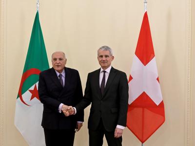 السيد عطاف يجري ببيرن محادثات مع المستشار الفيدرالي السويسري