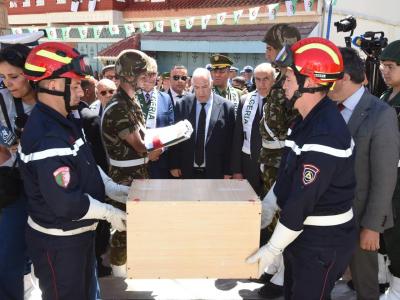Réinhumation des ossements de 14 martyrs de la Révolution à Tizi Ouzzou