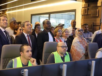 Krikou accompagne ses homologues mauritanienne et tchadien en visite à l’usine de dessalement d’eau de mer de Fouka   